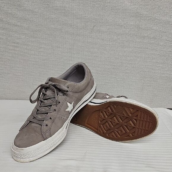 CONVERSE ONE STAR MERCURY GREY SUEDE SNEAKERS BFPM-04-375 - Picture 1 of 10